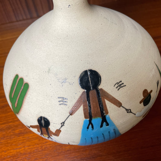 VINTAGE MEXICAN FOLK ART - VASES/VESSELS