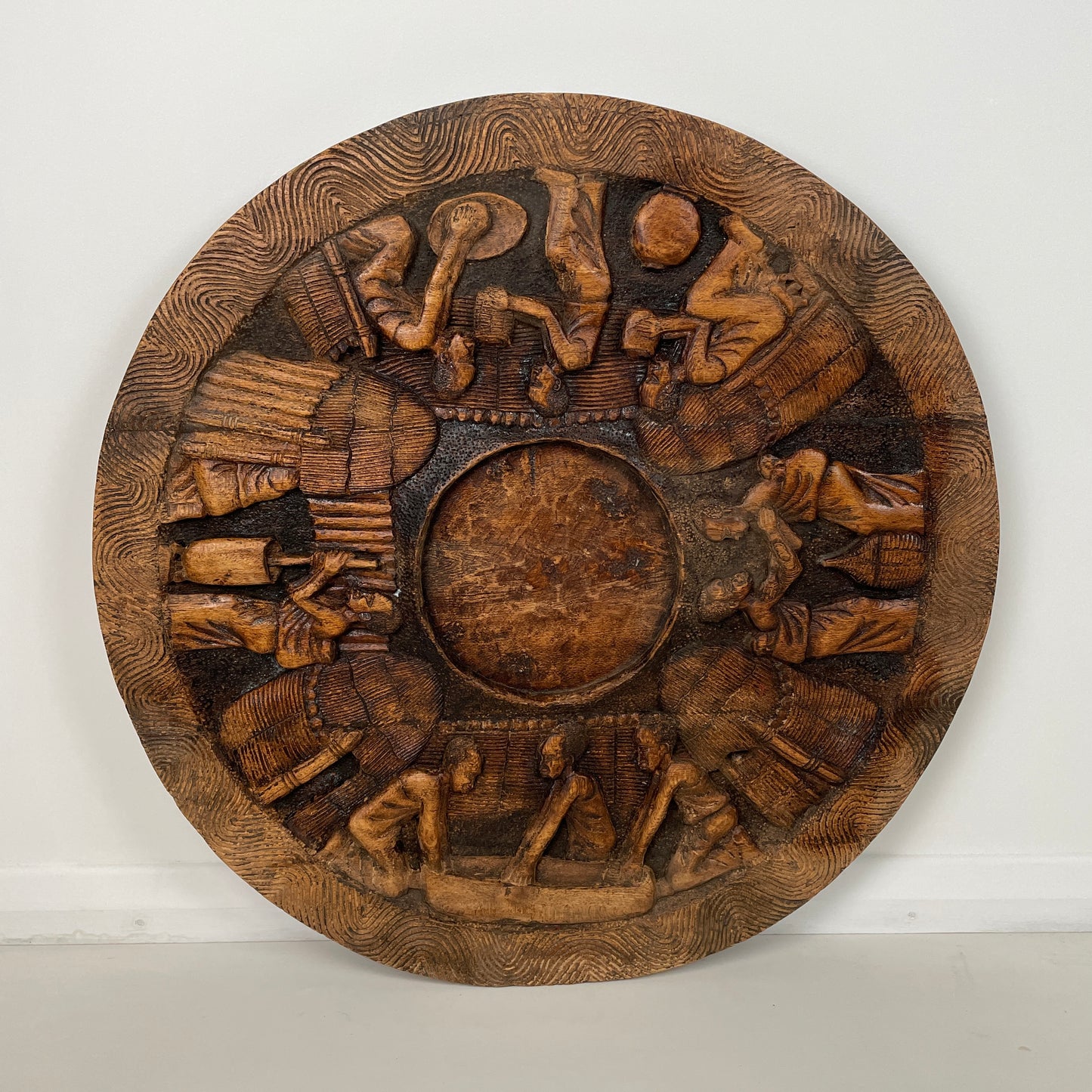 DECORATIVE AFRICAN CARVED TABLE