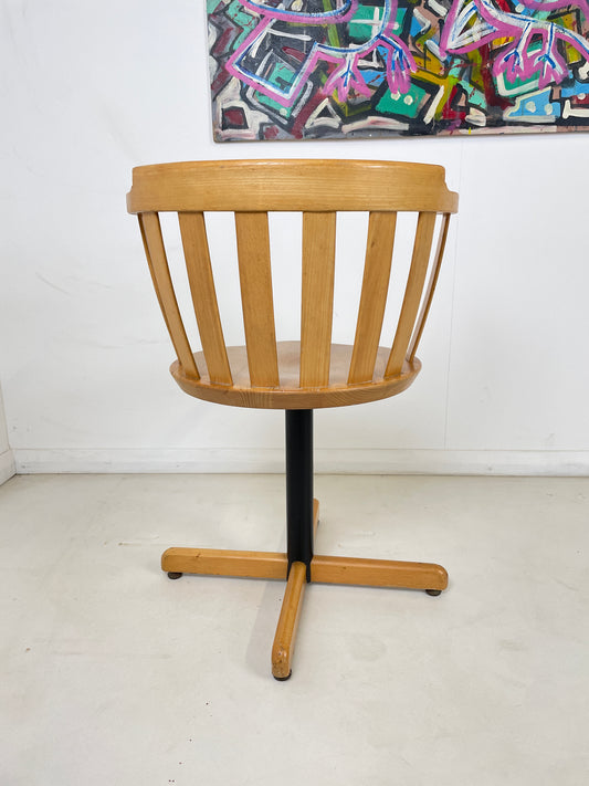1950s CENTA SWIVEL CHAIRS IN BEECH WOOD