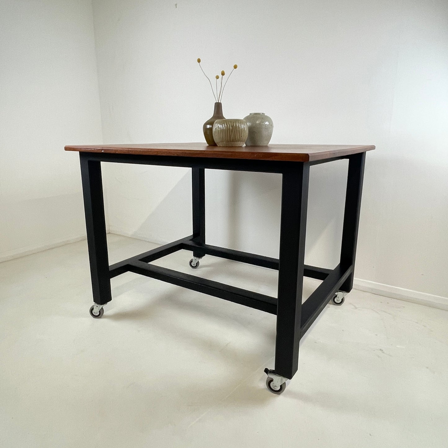 REWORKED IROKO TABLE / KITCHEN ISLAND
