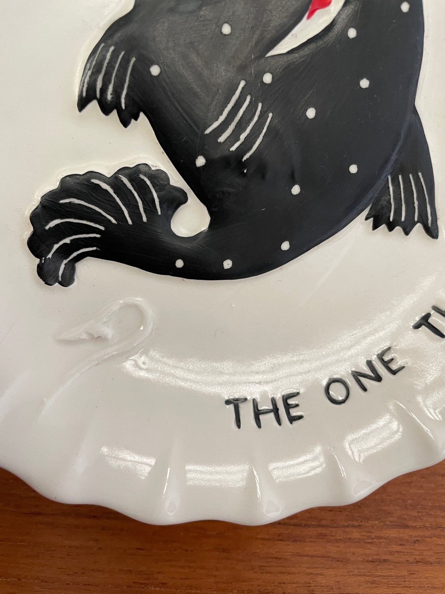 VINTAGE FISH PLATE ‘THE ONE THAT GOT AWAY’