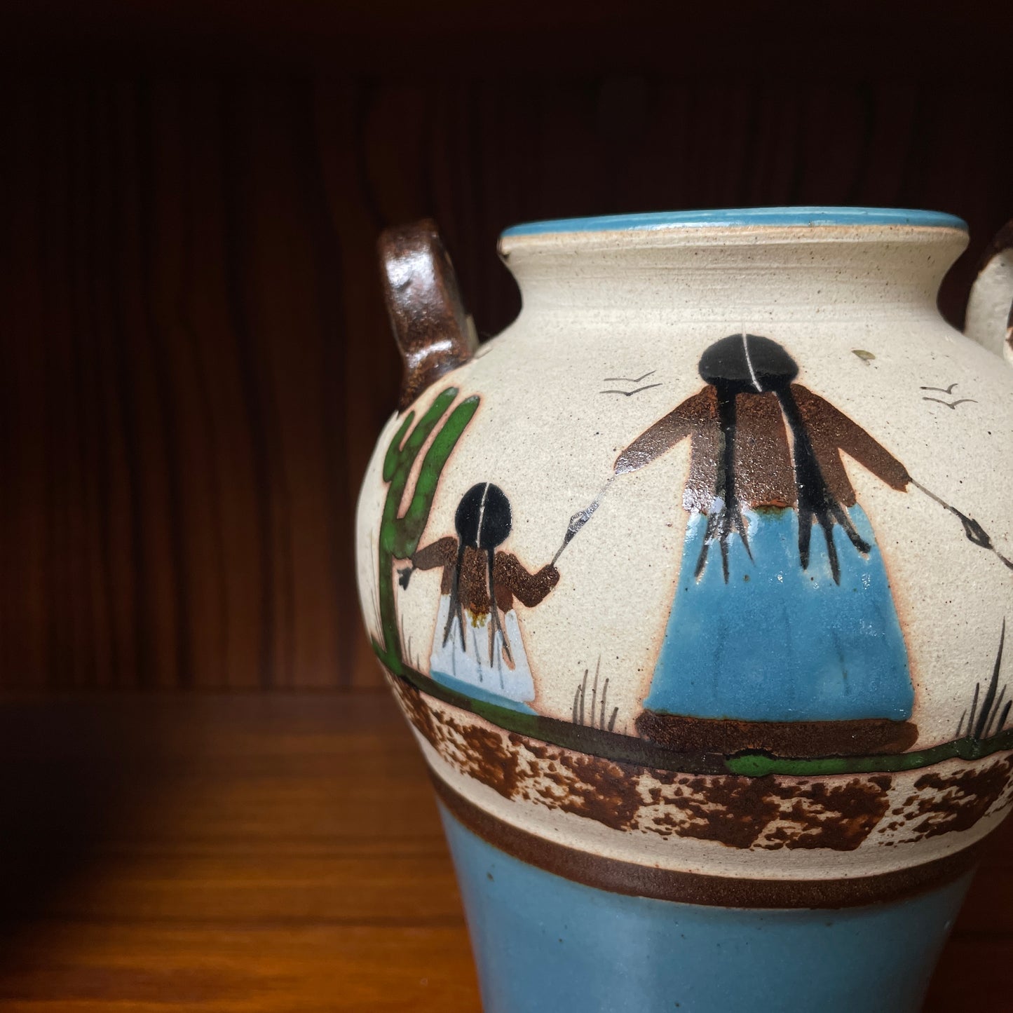 VINTAGE MEXICAN FOLK ART VASE