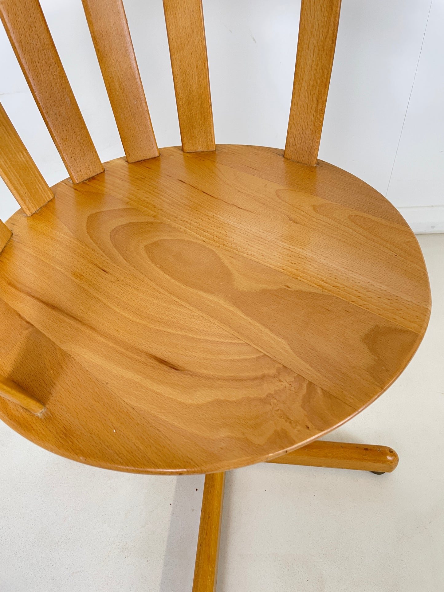 1950s CENTA SWIVEL CHAIRS IN BEECH WOOD