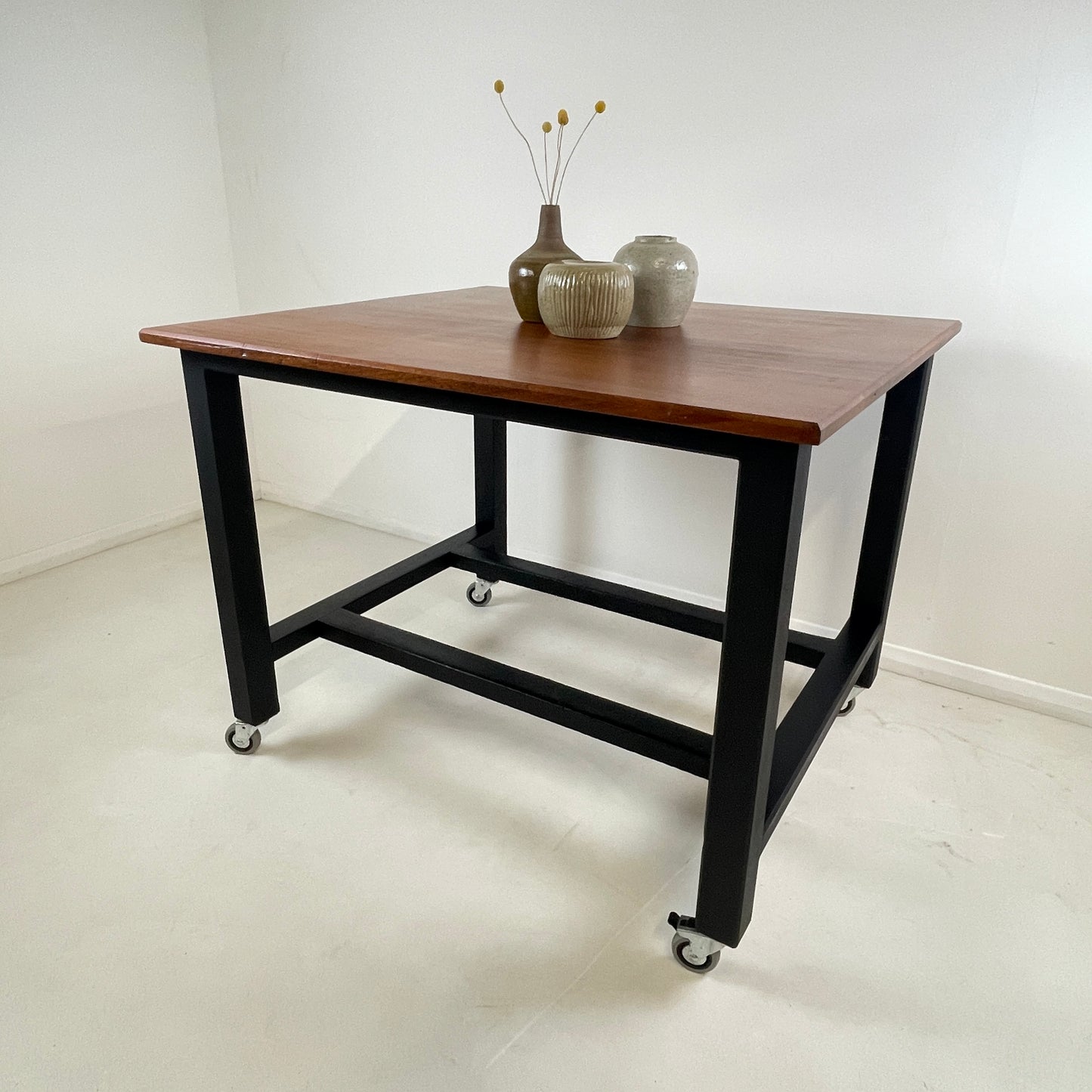 REWORKED IROKO TABLE / KITCHEN ISLAND
