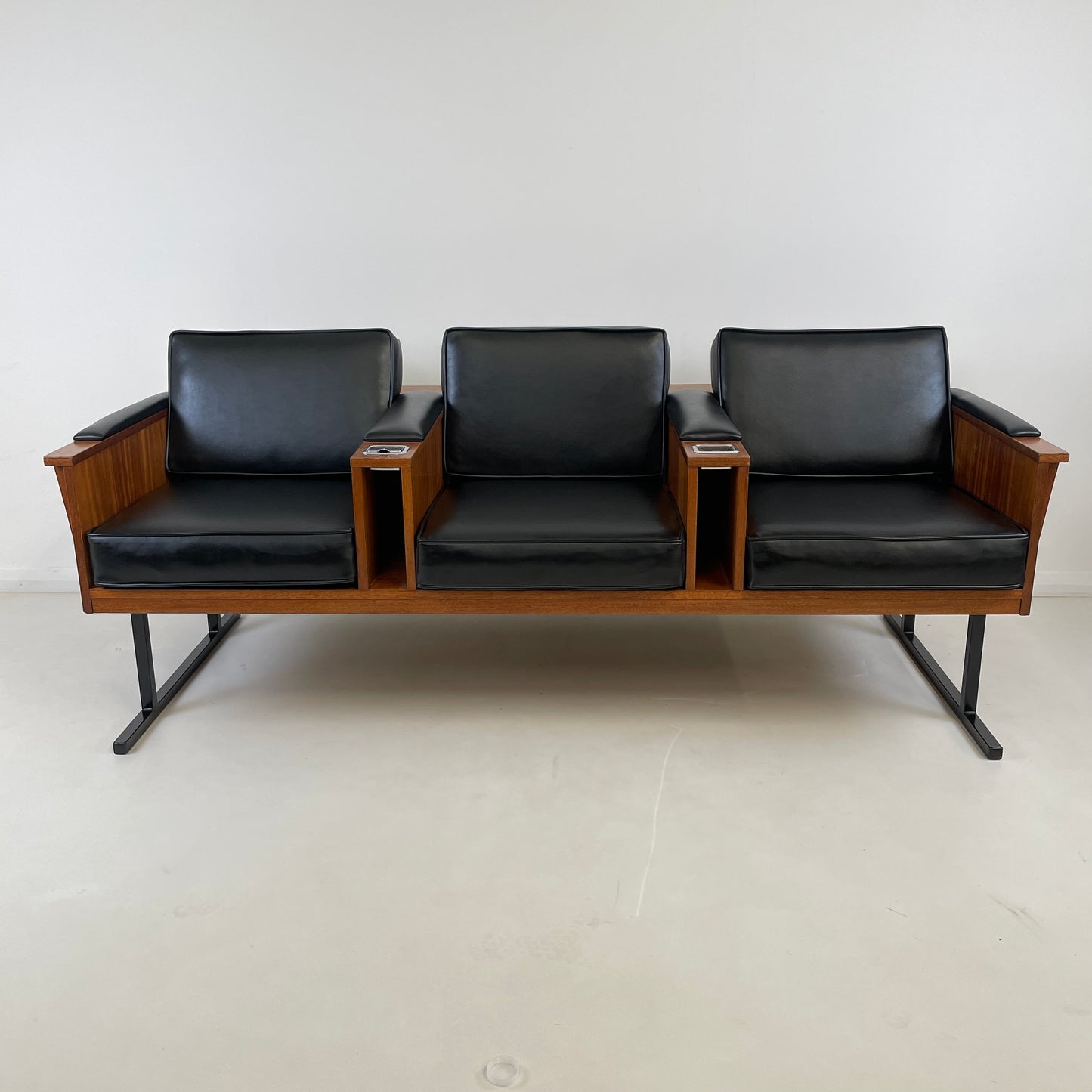VINTAGE MODERN 3 SEATER SALON SOFA BENCH