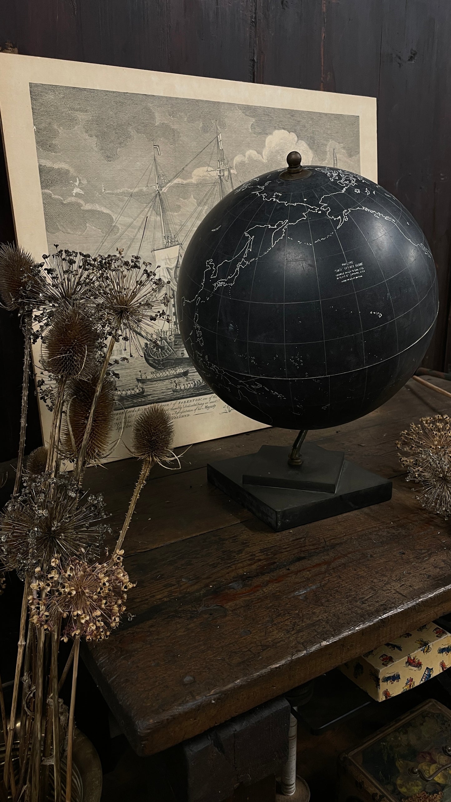 PHILIPS SLATE TEACHING GLOBE