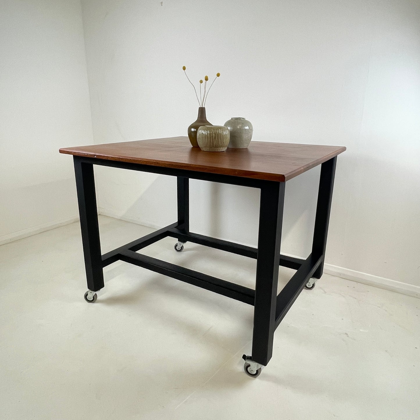 REWORKED IROKO TABLE / KITCHEN ISLAND