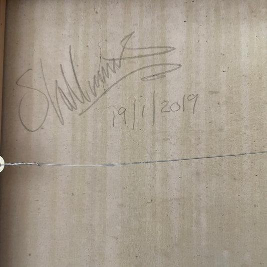 ATOM BY SARAH WILLIAMS - OIL ON CANVAS