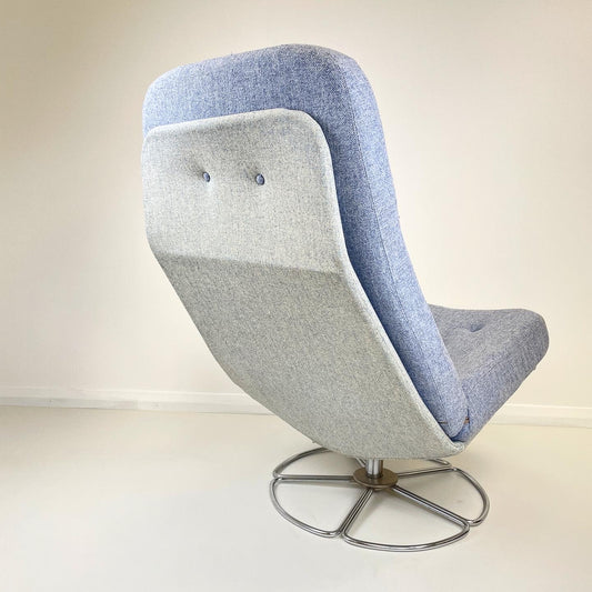 VINTAGE SWIVEL CHAIR BRUNO MATTHSON STYLE