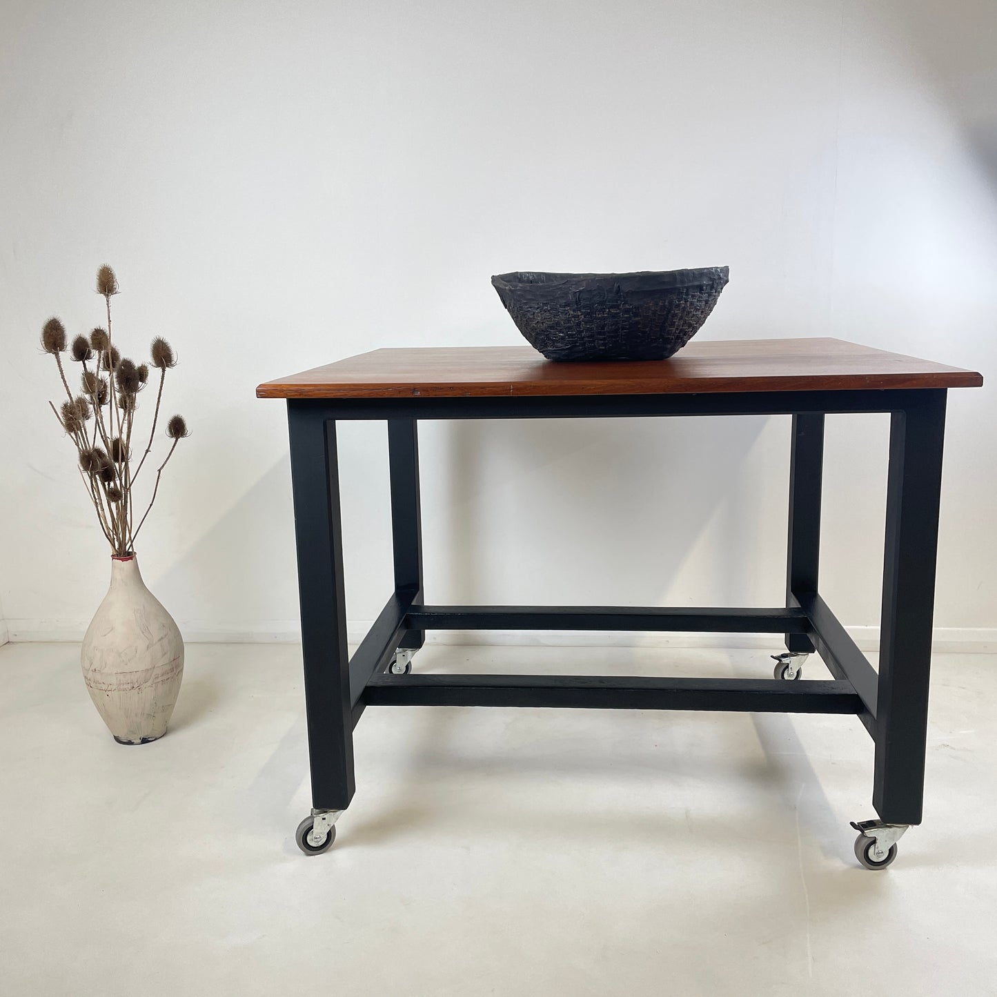 REWORKED IROKO TABLE / KITCHEN ISLAND