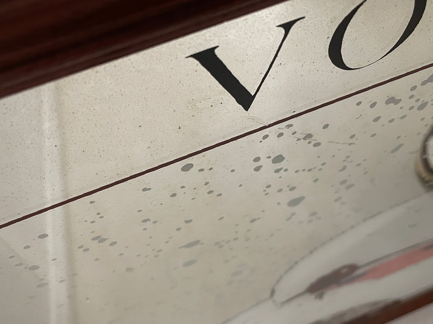 VINTAGE VOGUE ART MIRROR FEBRUARY