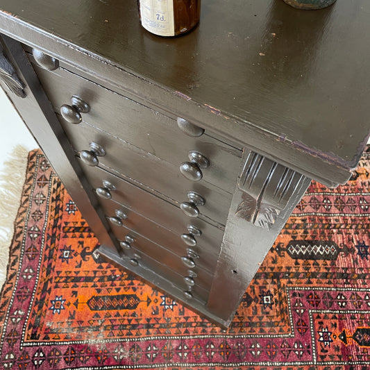 PAINTED WELLINGTON CHEST