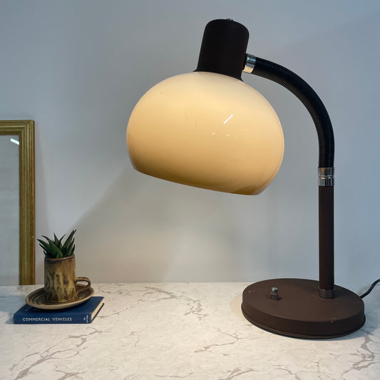 MUSHROOM GOOSENECK SPACE AGE TABLE LAMP