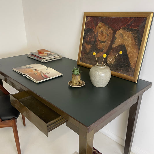 TREVOR RUSHTON FRAMED OIL ON BOARD NUDE