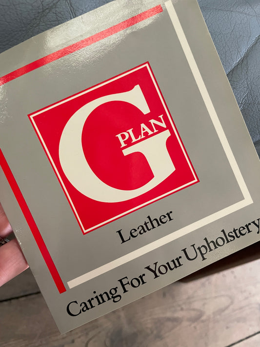 VINTAGE GPLAN 1990s BLUE NINA LEATHER SOFA