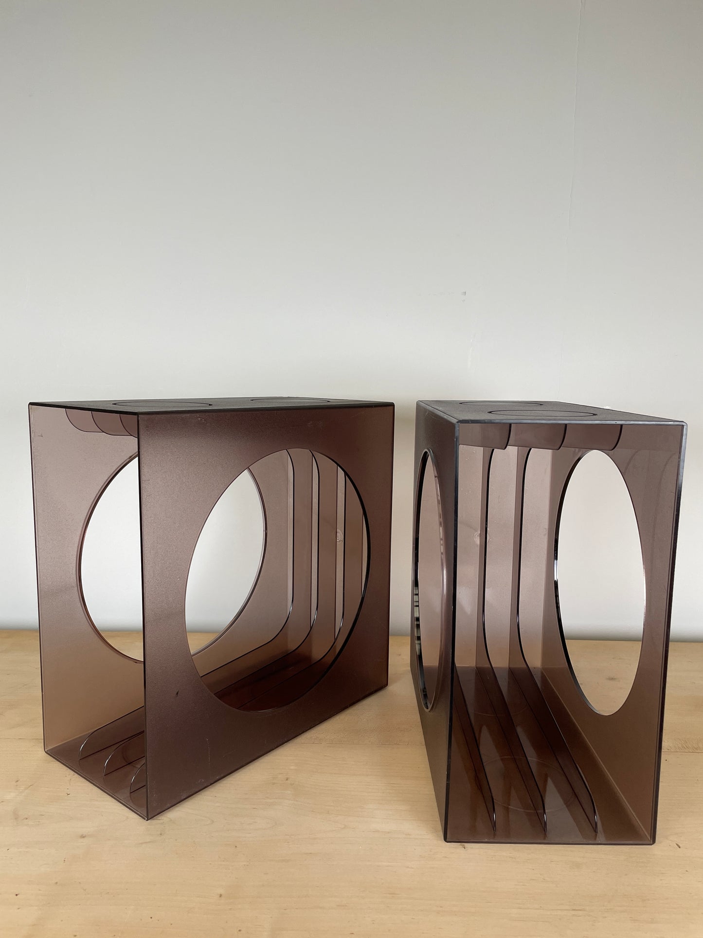 1970s CAMBRASOUND VINYL RECORD STORAGE x 2