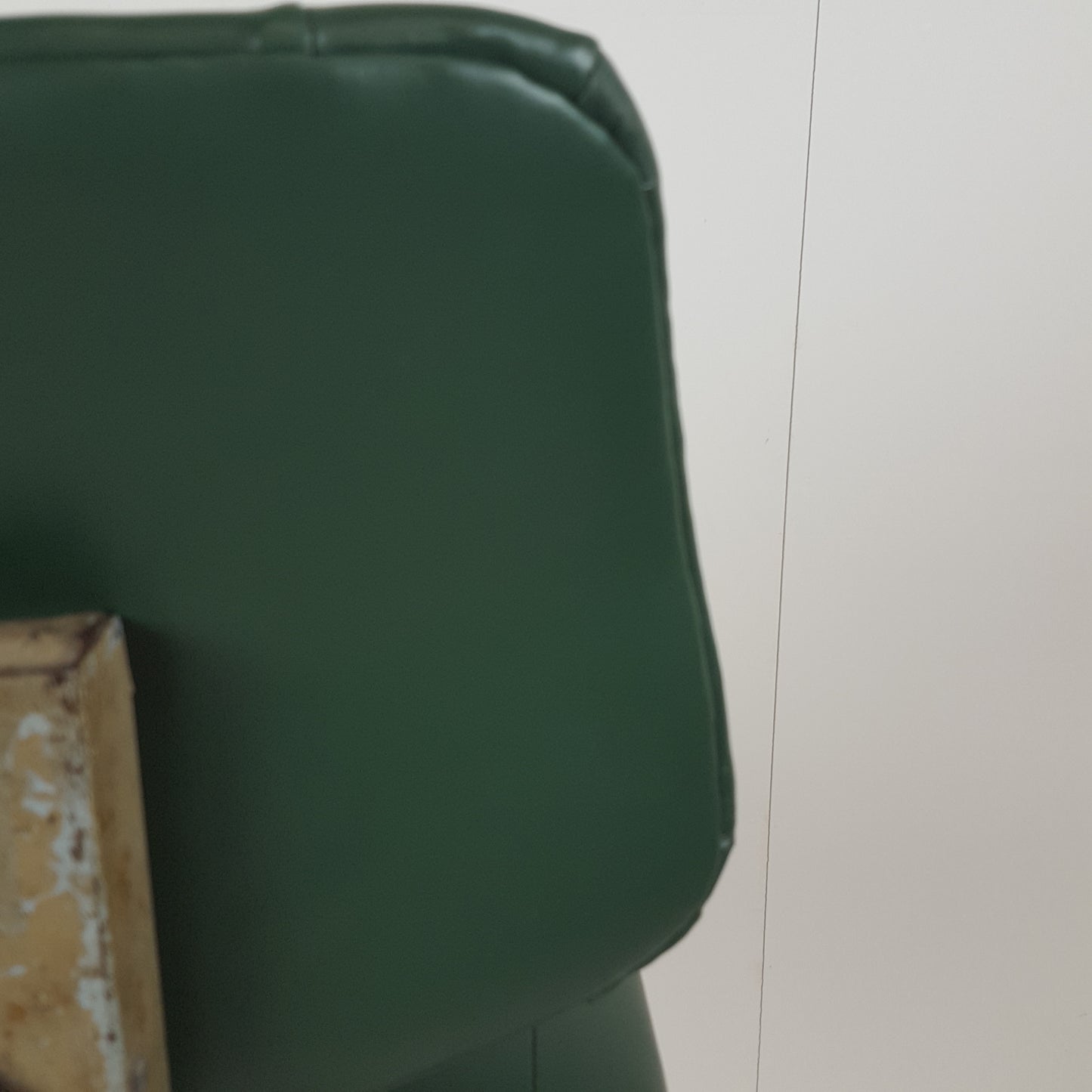 VINTAGE SWIVEL MACHINIST CHAIR IN GREEN
