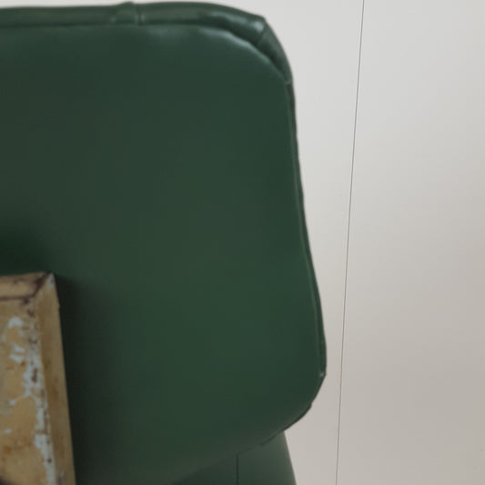 VINTAGE SWIVEL MACHINIST CHAIR IN GREEN