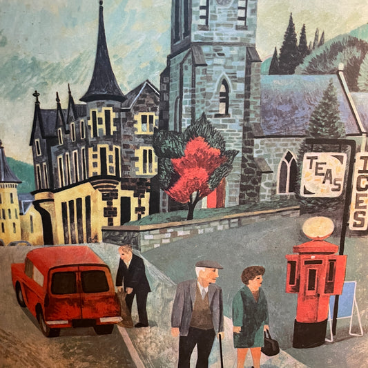 VINTAGE ALFRED DANIELS PRINT BIRNAM DUNKELD