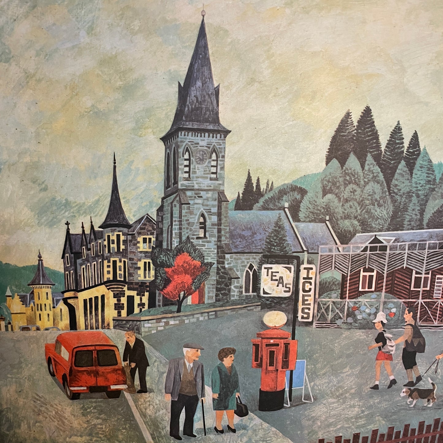 VINTAGE ALFRED DANIELS PRINT BIRNAM DUNKELD