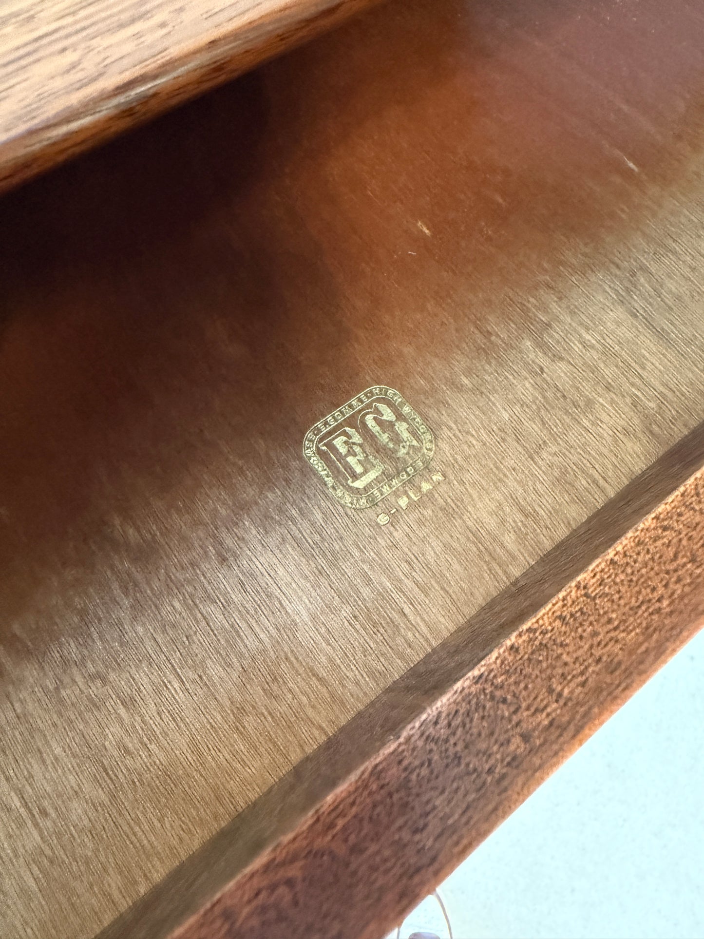 1960s GPLAN TOLA WOOD LIBRENZA TALLBOY BY E GOMME
