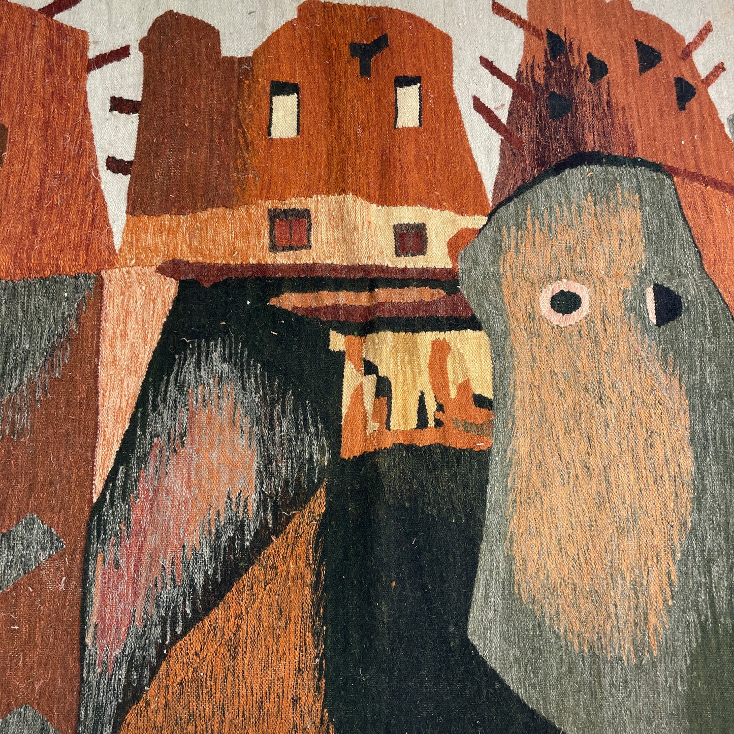 EGYPTIAN PICTORIAL RUG / WALL HANGING