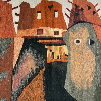 EGYPTIAN PICTORIAL RUG / WALL HANGING