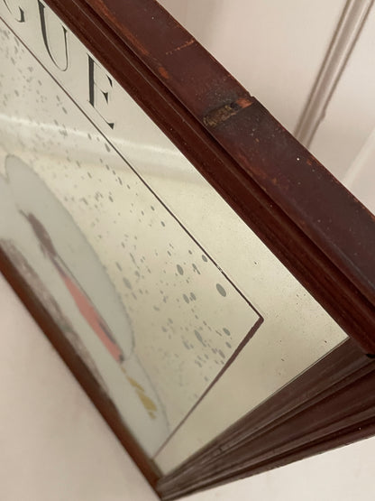 VINTAGE VOGUE ART MIRROR FEBRUARY