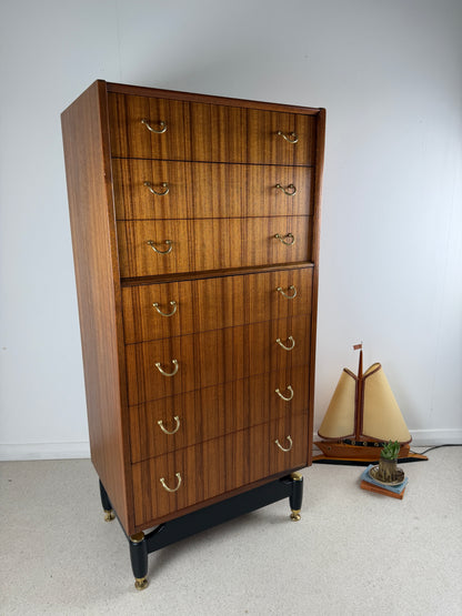 1960s GPLAN TOLA WOOD LIBRENZA TALLBOY BY E GOMME