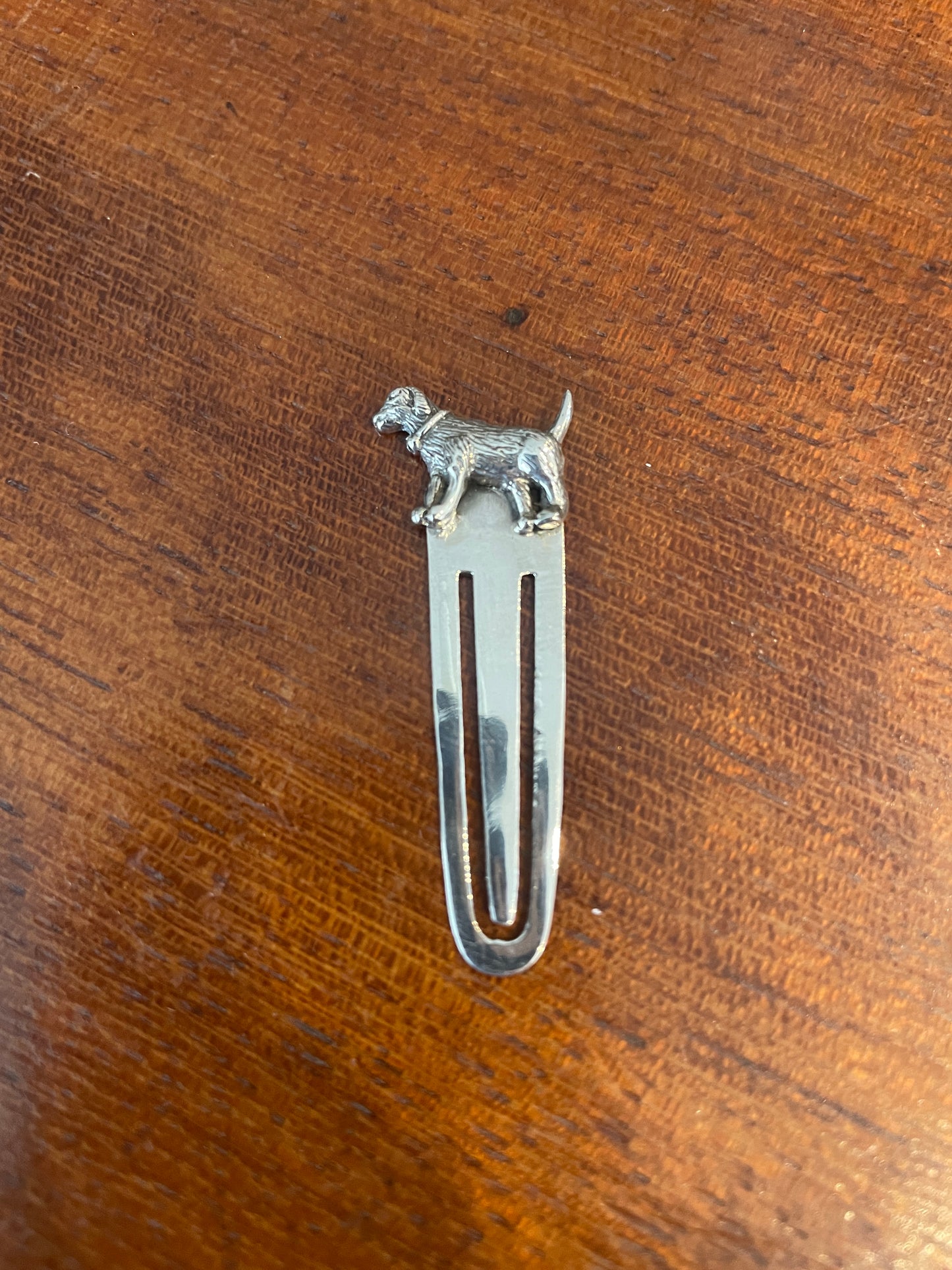 DOG BOOKMARK STERLING SILVER