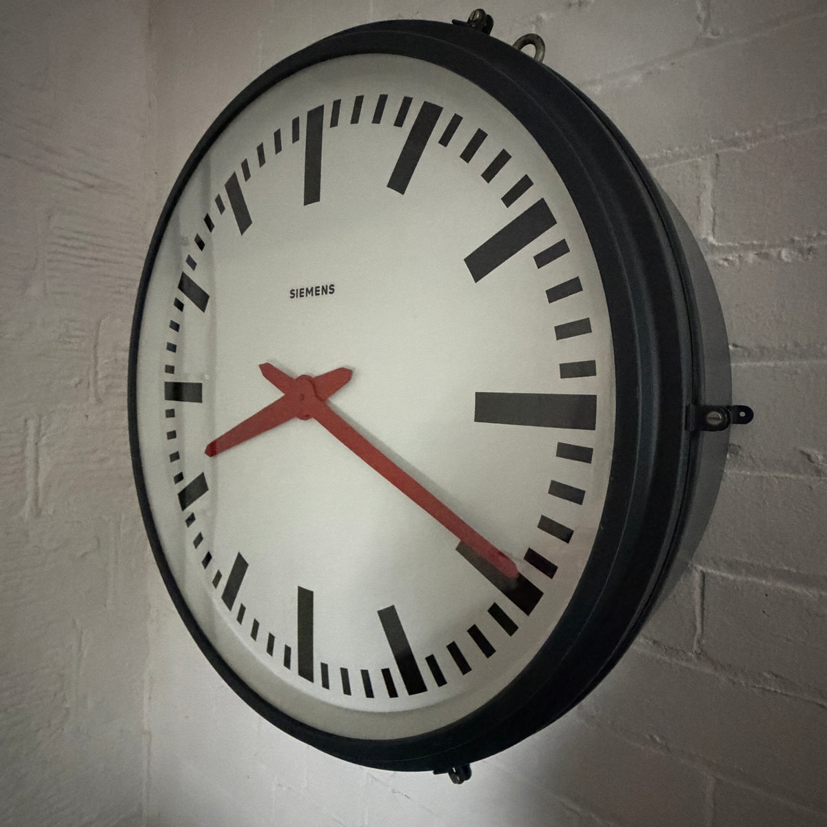 VINTAGE SIEMENS FACTORY CLOCK 70cm