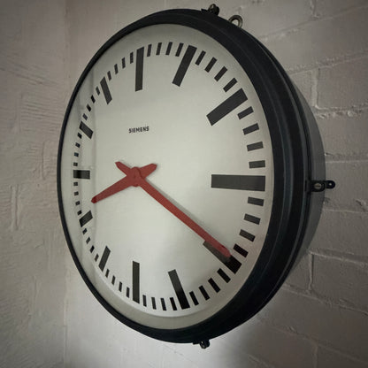 VINTAGE SIEMENS FACTORY CLOCK 70cm