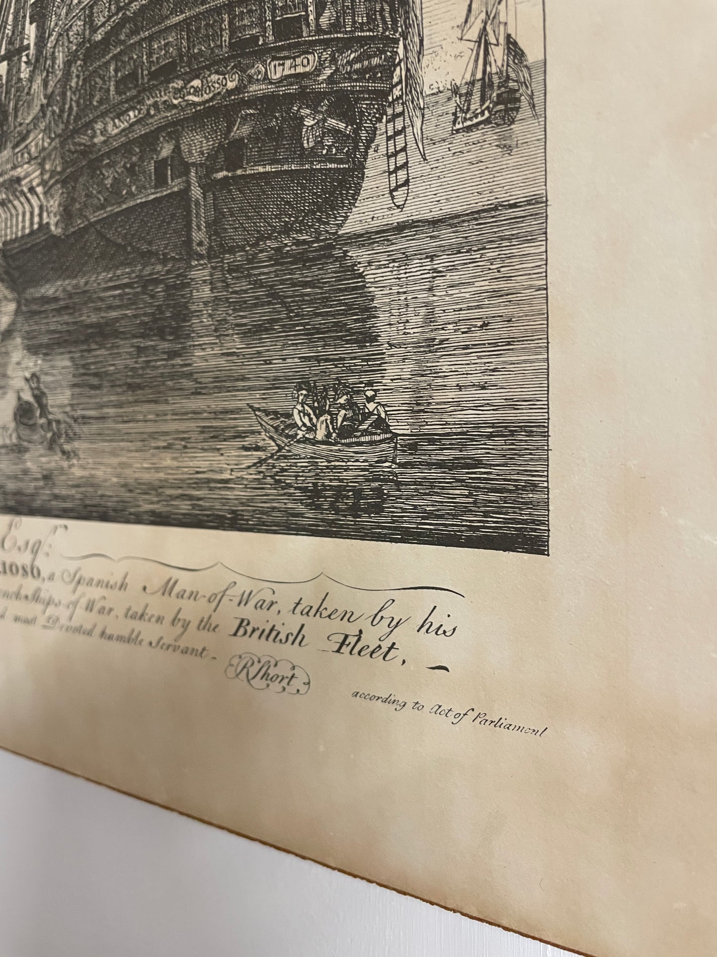 SEPIA SHIP PRINTS - J BOYDELL SET OF 4
