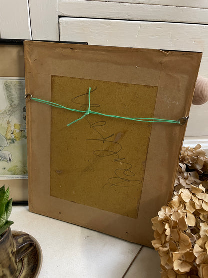 VINTAGE CHRISTOPHER ROBIN WINNIE THE POOH FRAMED PRINTS x 2