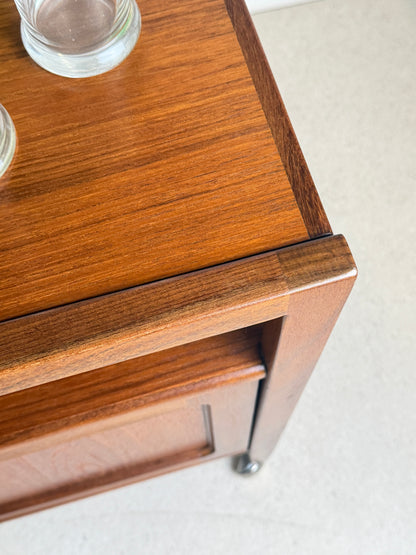 1960s GPLAN TEAK FRESCO BUFFET CART / DTINKS TROLLEY