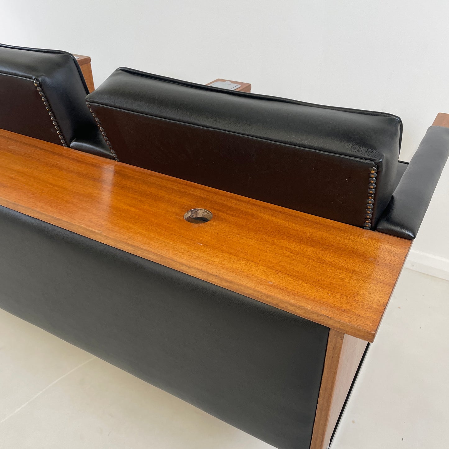 VINTAGE MODERN 3 SEATER SALON SOFA BENCH