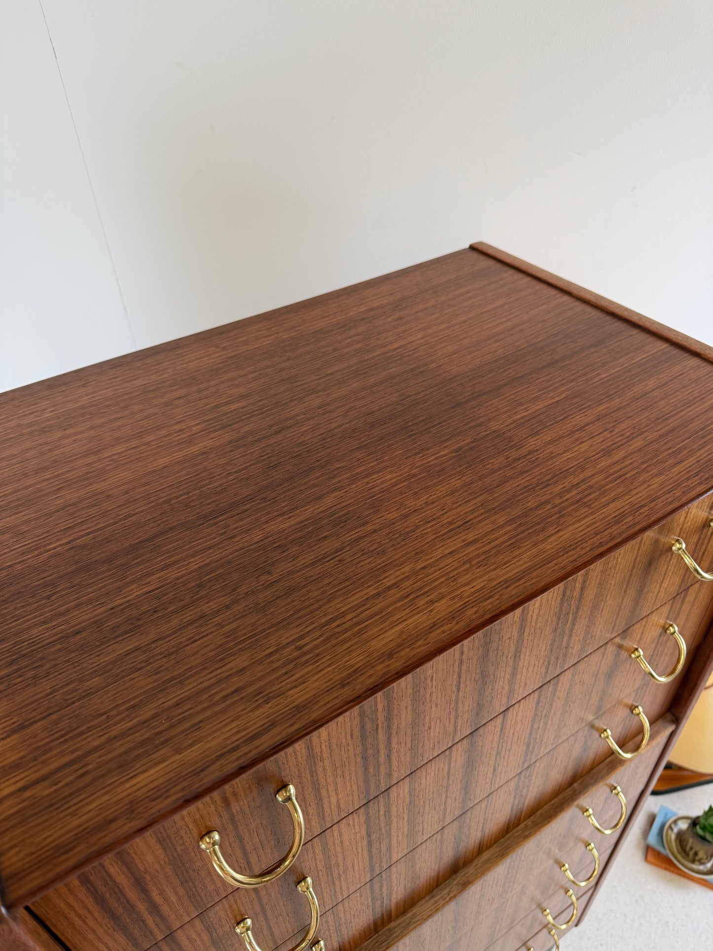 1960s GPLAN TOLA WOOD LIBRENZA TALLBOY BY E GOMME