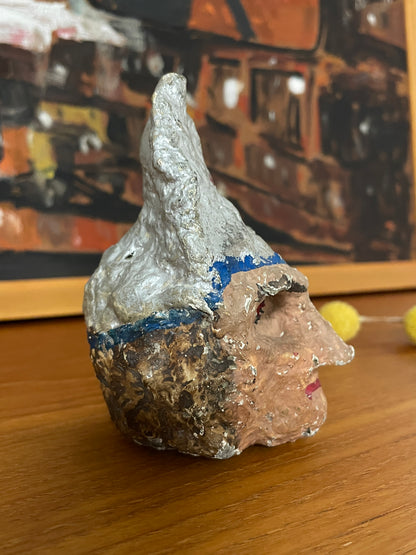 VINTAGE PAPIER-MÂCHÉ PUPPET HEAD - THE PRIEST