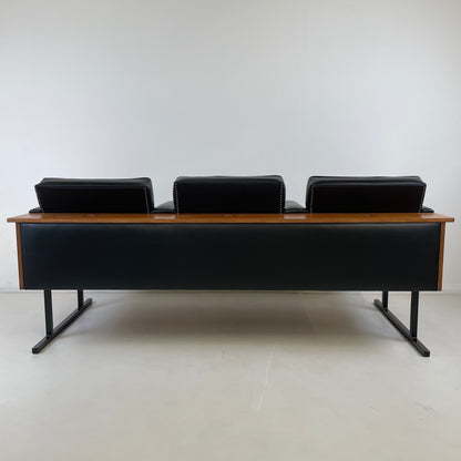 VINTAGE MODERN 3 SEATER SALON SOFA BENCH