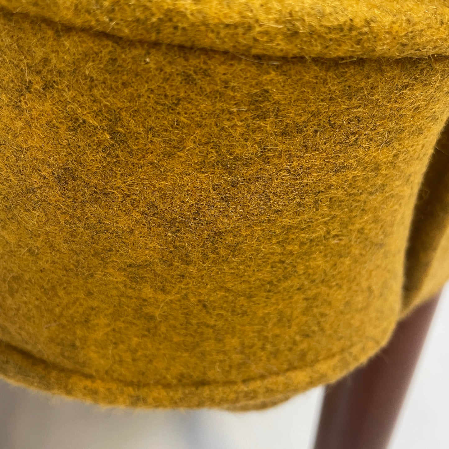 TOOTHILL COCKTAIL CHAIR IN MUSTARD WOOL