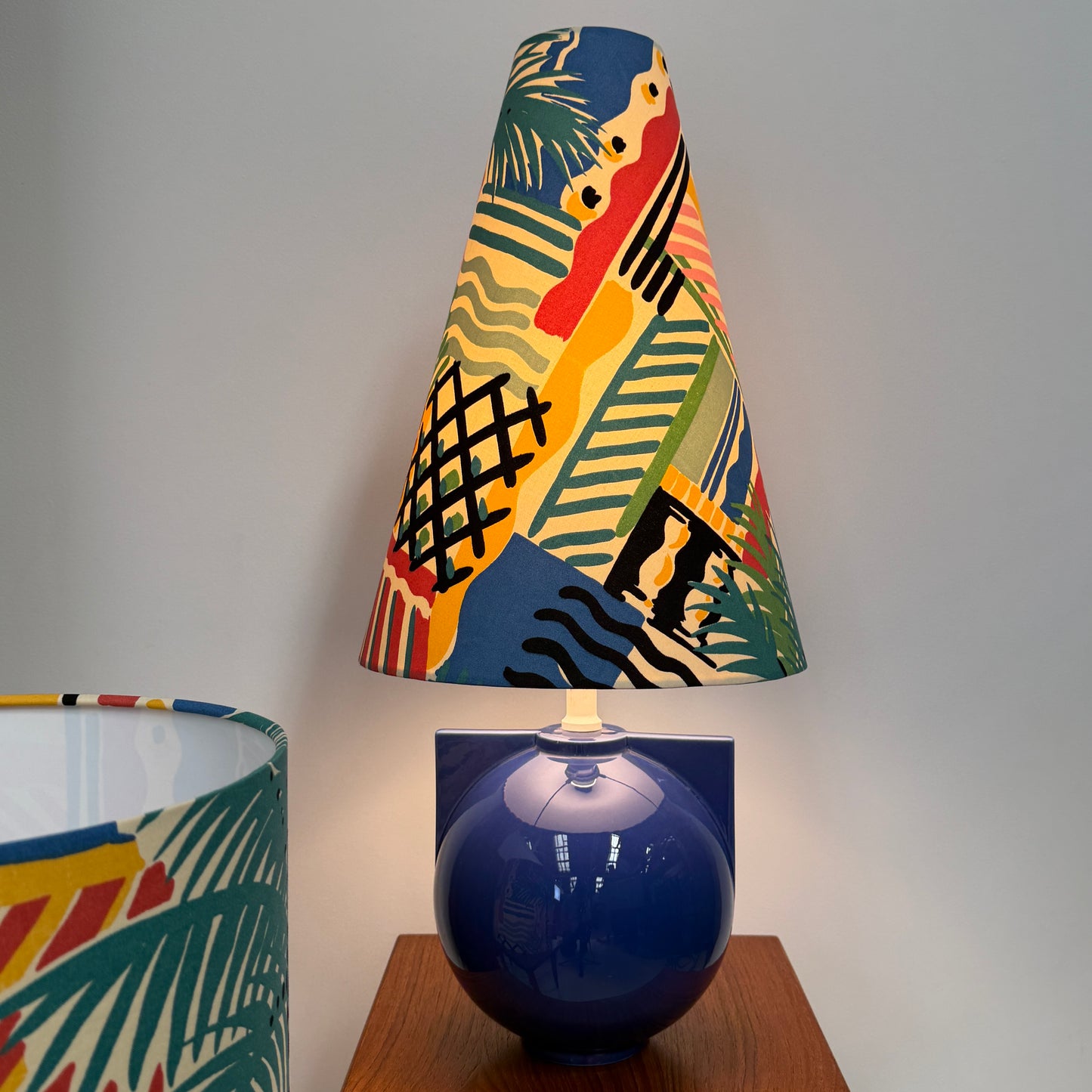 CAMPBELL COLLIER COTE D’AZURE CONE LAMPSHADE