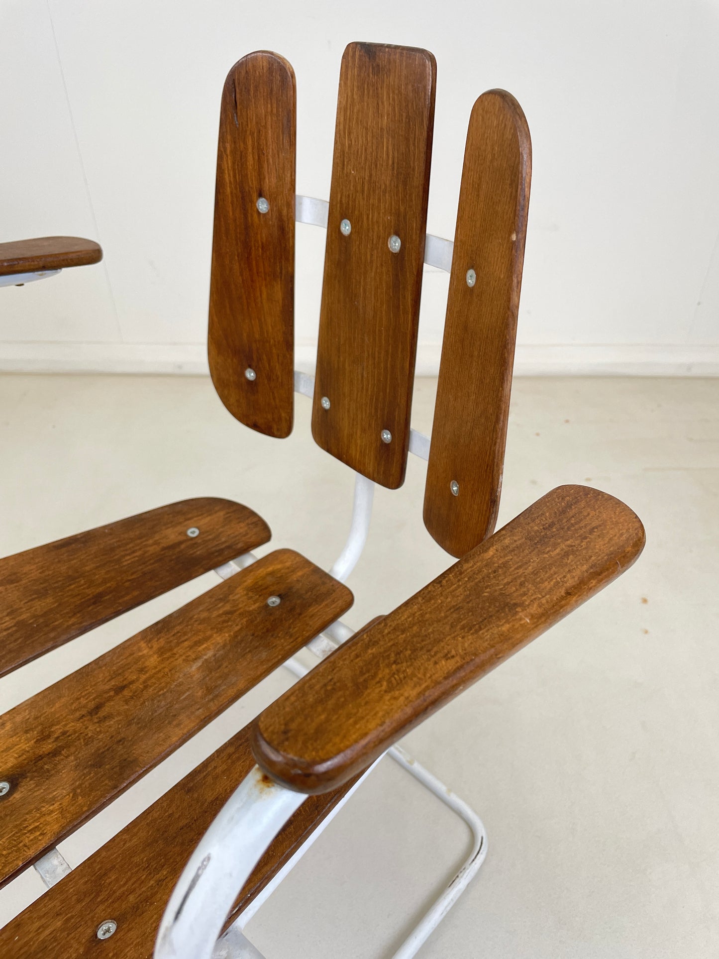 HERMAN PERSSONS SWEDISH GARDEN TABLE & CHAIRS 1960s