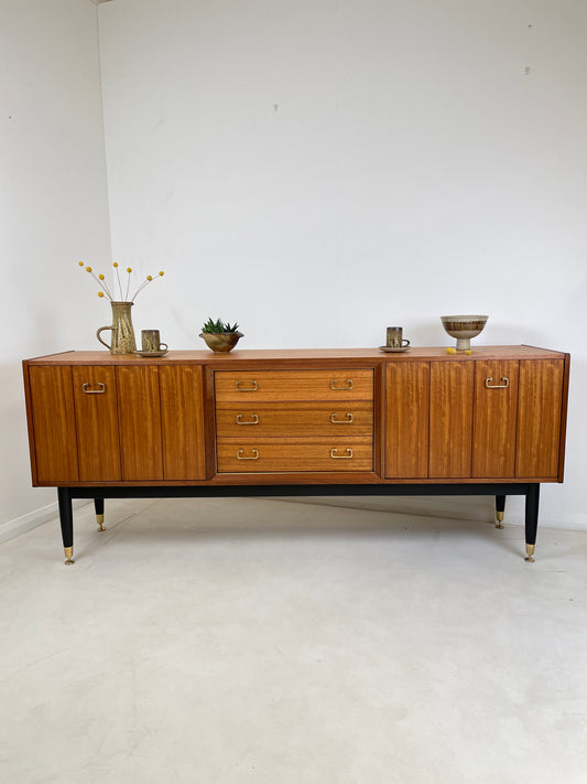 1960s GPLAN TOLA WOOD SIDEBOARD BY E GOMME