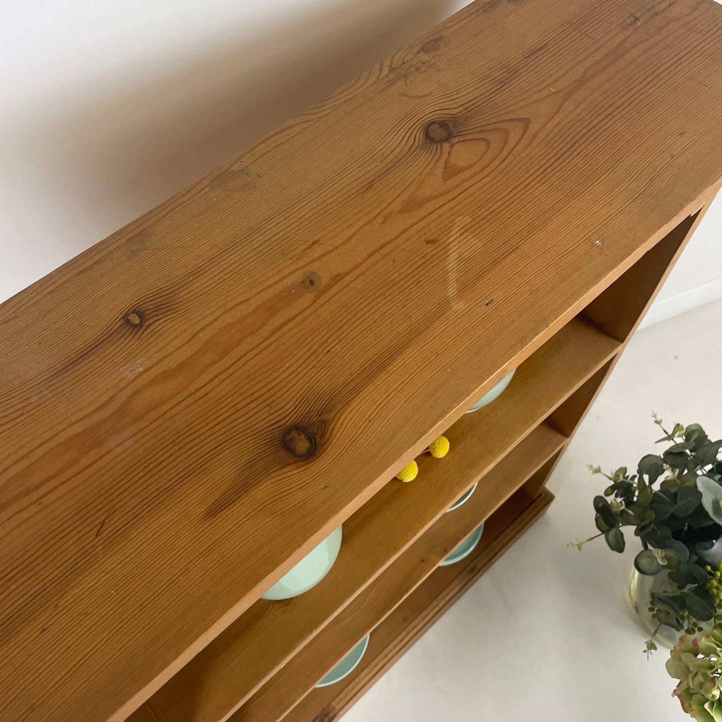 VINTAGE PINE BOOKCASE