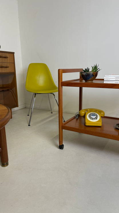 VINTAGE TEAK DRINKS TROLLEY