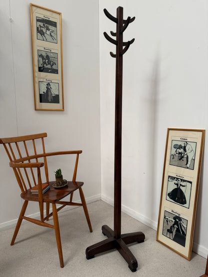 VINTAGE ABBESS 1950s CACTUS COAT STAND