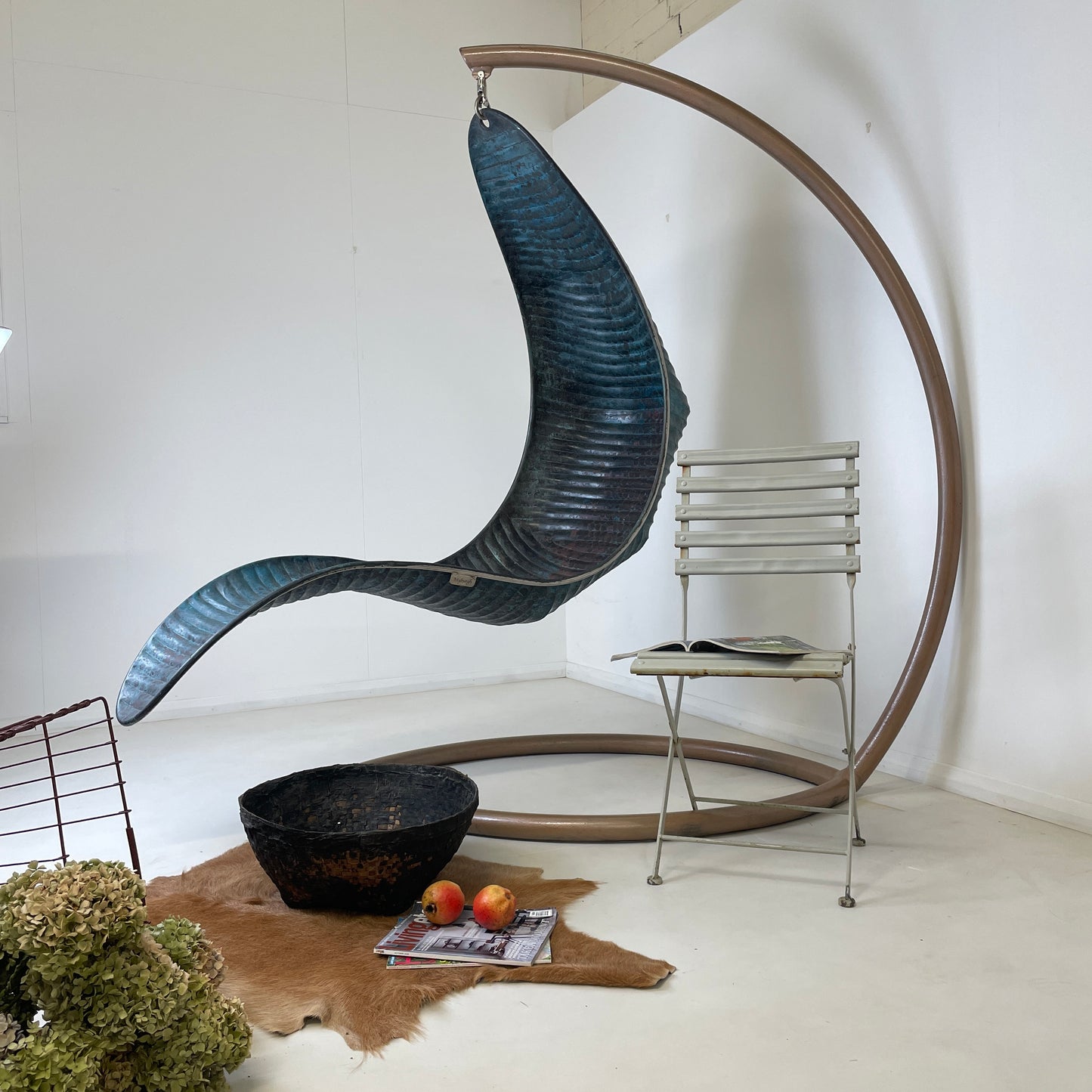 MYBURGH GRAVITY COPPER GARDEN & INTERIOR SWING CHAIR
