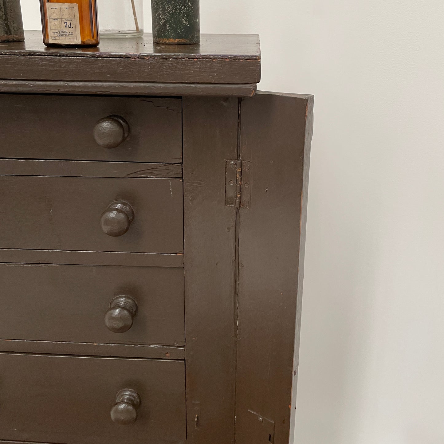 PAINTED WELLINGTON CHEST