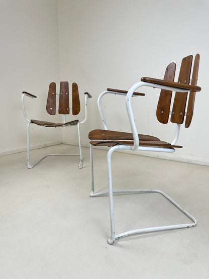 HERMAN PERSSONS SWEDISH GARDEN TABLE & CHAIRS 1960s