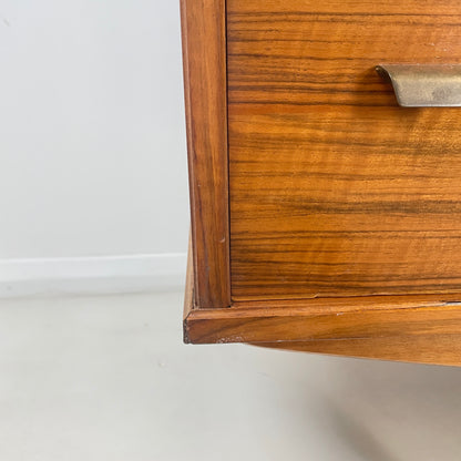 A RARE ALFRED COX MID CENTURY WALNUT & MAPLE VINTAGE SIDEBOARD